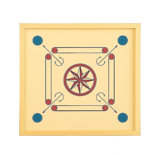 ExtraSmooth™ – Holz Carrom Board – 24-Zoll-Edition (60 × 60 cm)