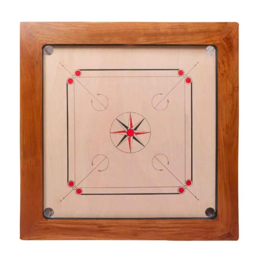 ExtraSmooth™ Holz-Carrom-Board – 30-Zoll-Edition (74 × 74 cm)